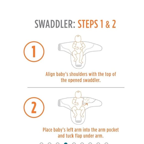 Ergobaby Swaddle Wrap, Original Swaddler, Cupcake - Swacupcake - Picture 14 of 16